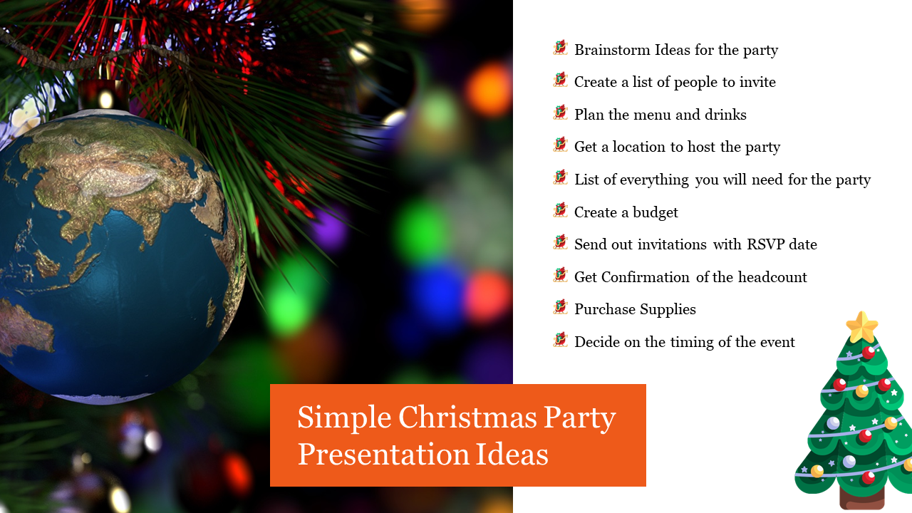 simple christmas presentation ideas